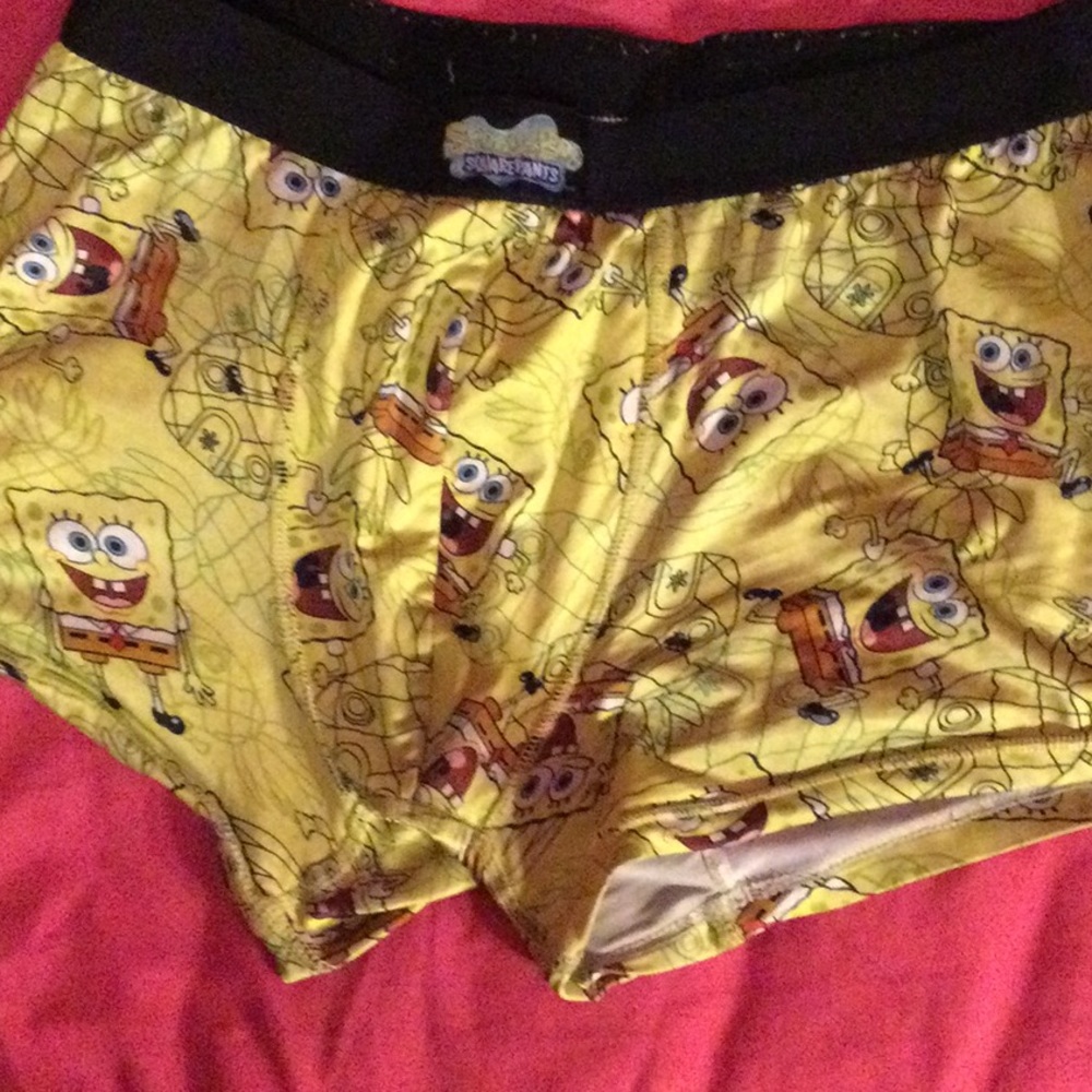 SpongeBob boxers barley worn
